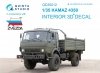Quinta Studio QD35012 KAMAZ 4350 Mustang Family 3D-Printed & coloured Interior on decal paper (for Zvezda kits) 1/35